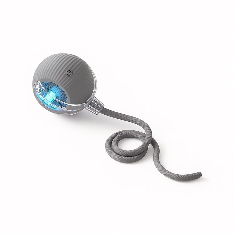 Mizusu Interactive Cat & Dog Teaser Toy with Two Additional Tails, Kitten Rolling Ball Toy, Pet Supplies, Dog & Cat Accessories Cute Dog Toys