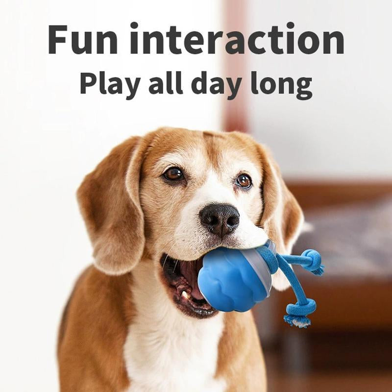 Interactive Dog Toys with Motion Activated, Squeaky Dog Toy Active Rolling Ball, Ball for Daily Training,Used for Cats and Dogs, Pet Accessories, Cute Pet Toys(2.95*2.95*4.33Inch)