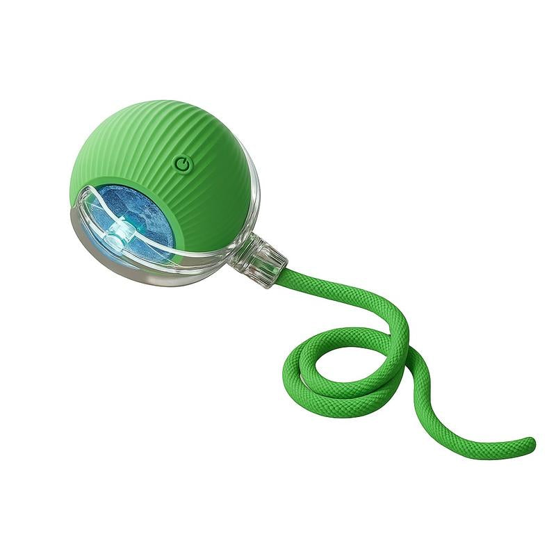 Mizusu Interactive Cat & Dog Teaser Toy with Two Additional Tails, Kitten Rolling Ball Toy, Pet Supplies, Dog & Cat Accessories Cute Dog Toys