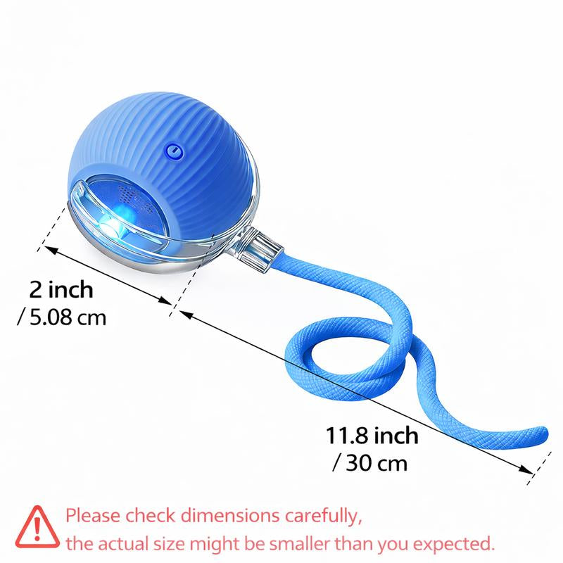 Mizusu Interactive Cat & Dog Teaser Toy with Two Additional Tails, Kitten Rolling Ball Toy, Pet Supplies, Dog & Cat Accessories Cute Dog Toys