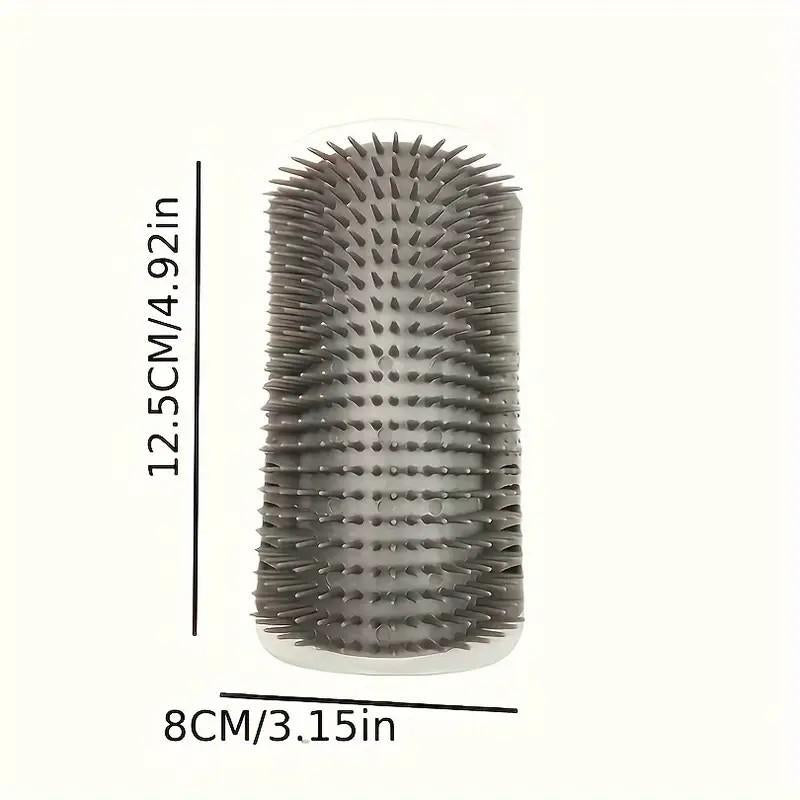 Automatic Cleaning Massage Comb, 1 Count Cat Corner Brush, Pet Hair Removal Brush, Interactive Entertainment Tool for Cats and Dogs, Shedding Brush